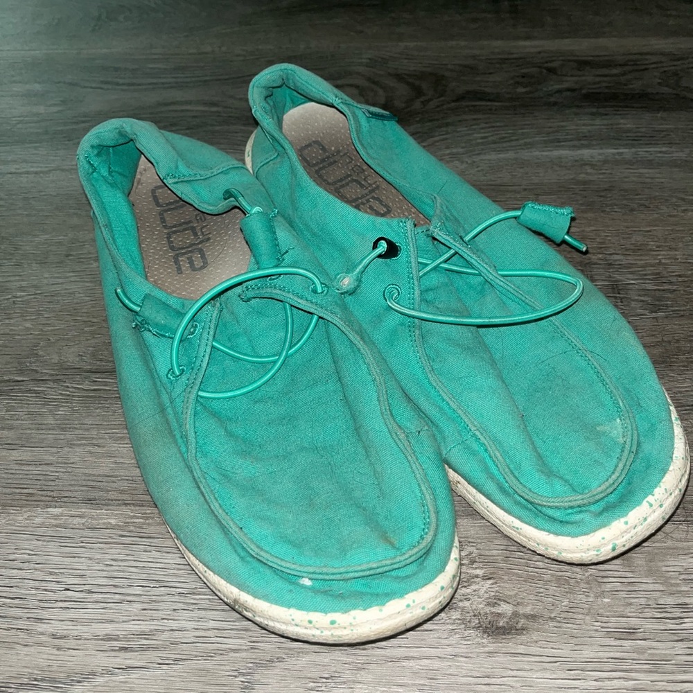 Hey Dude Mint Shoes